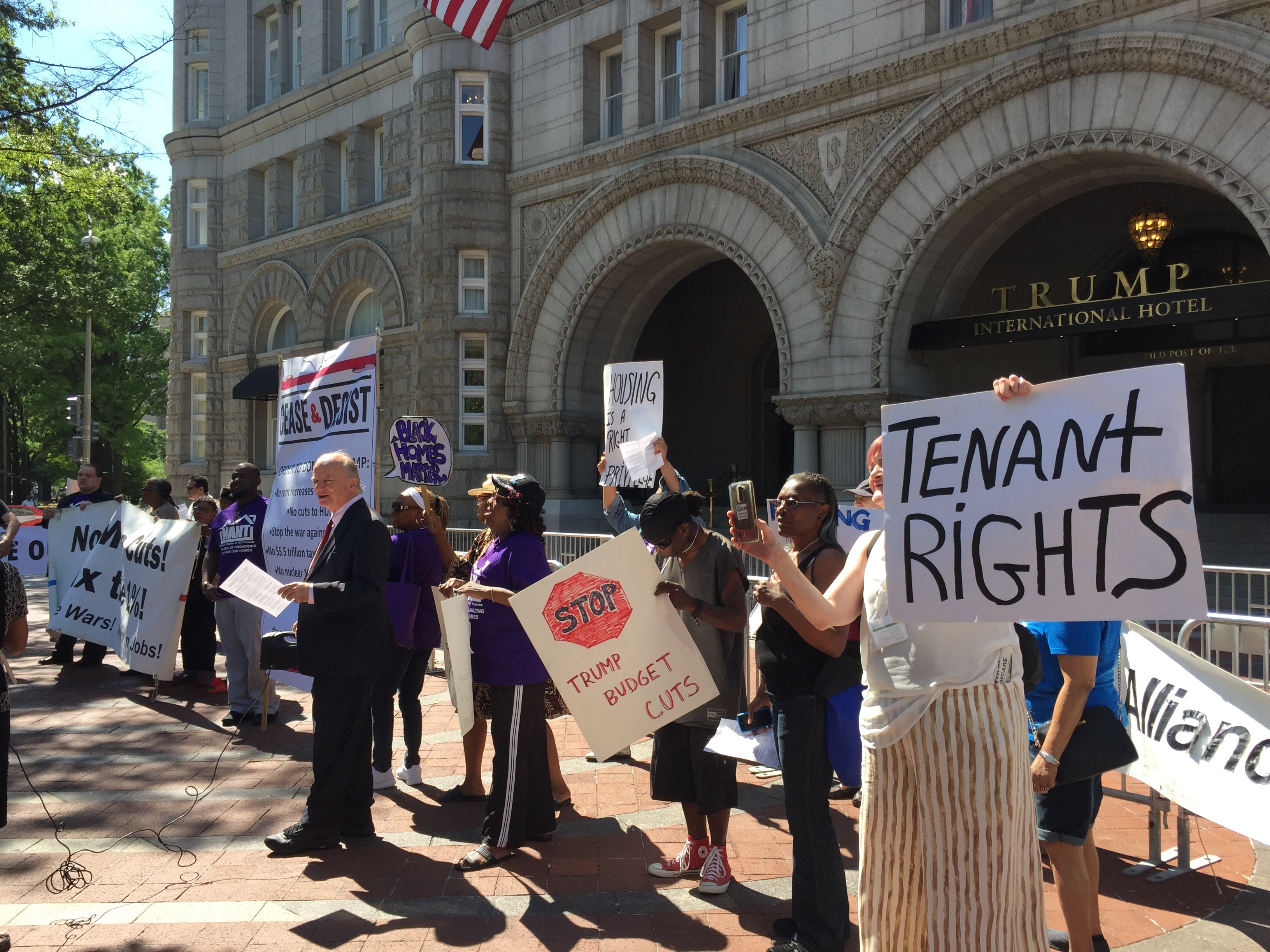 Trump Budget Cuts Protest 2
