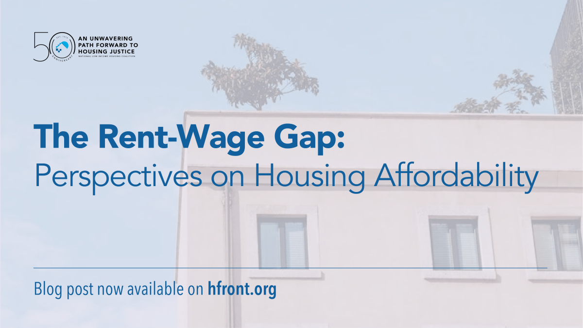 The RentWage Gap Perspectives on Housing Affordability On the Home